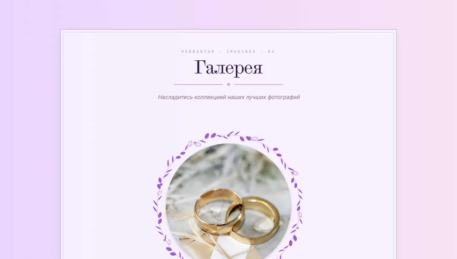 Галерея